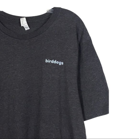 Birddogs Shirt Men's X-Large Gray Short Sleeve Cotton Adult Casual Graphic Logo - Picture 4 of 6